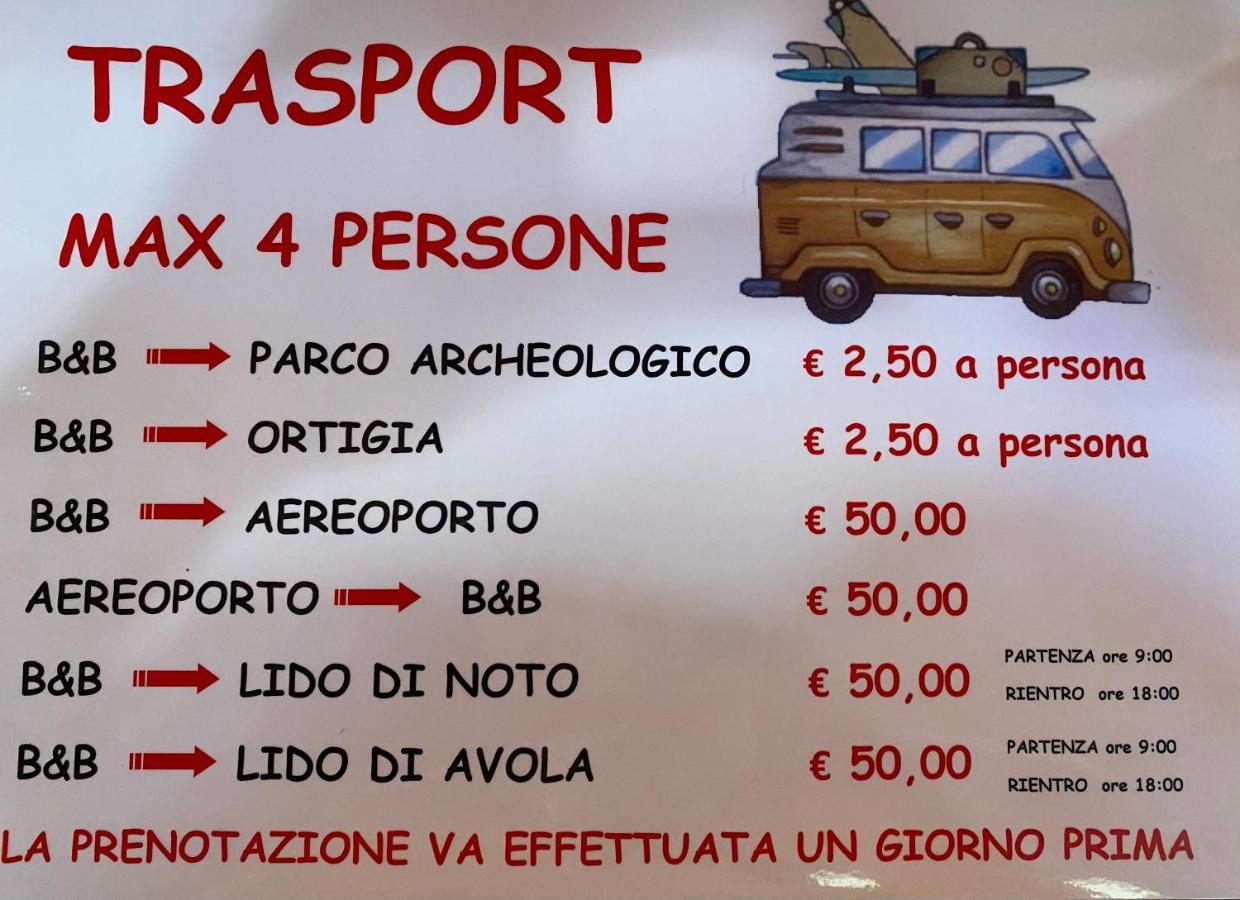 B&B L'Infiorescenza New Syracuse Eksteriør bilde